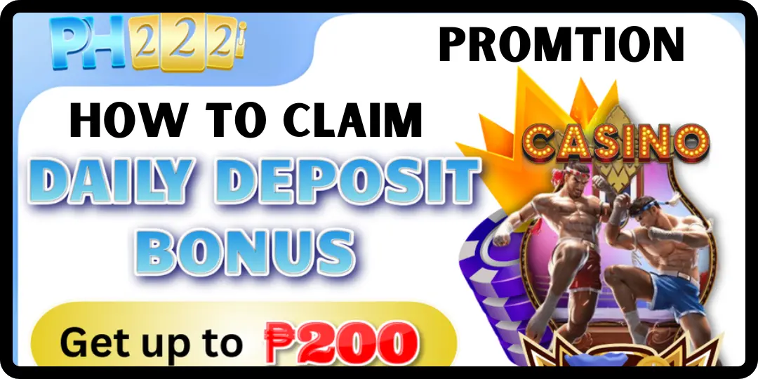 bonus first deposit ph222